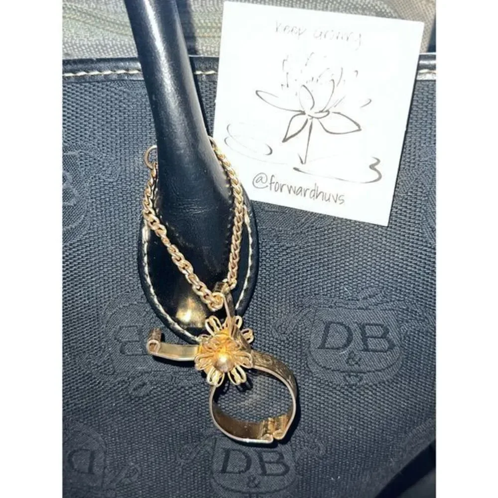 Vintage Glove Clip Purse Attachment